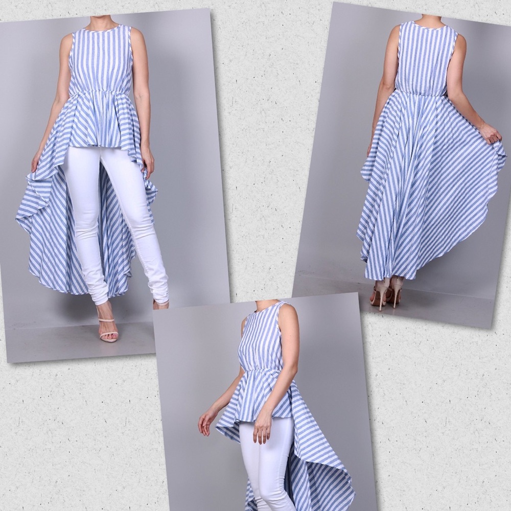 Stripe High Low top